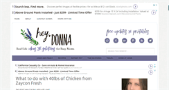 Desktop Screenshot of heydonna.com